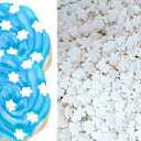 スプリンクルデコデコレーション食用ケーキとクッキー紙吹雪スプリンクル、ウィンターホワイトスノーフレーク、4オンス Sprinkle Deco Decorating Edible Cake and Cookie Confetti Sprinkles, Winter White Snowflakes, 4 Ounce