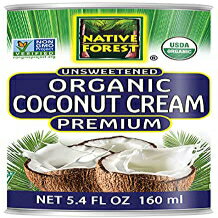 楽天Glomarket5.4液量オンス（12個パック）、ココナッツクリーム、ネイティブフォレストオーガニックプレミアムココナッツクリーム無糖、5.4液量オンス（12個パック）、パッケージは異なる場合があります 5.4 Fl Oz （Pack of 12）, Coconut Cream, Native Forest Organic P