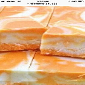 The Oh Fudge Co. - ohfudge.net Oh Fudge - Orange Creamsicle Fudge 1 Pound - The Oh Fudge Co. secret fudge recipe - rich, pure, creamy, and delicious orange creamsicle fudge swirl - compared to Mo's Fudge Factor