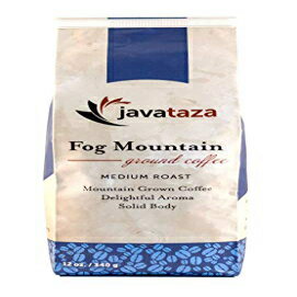Javataza Coffee Fog Mountain Regular Roast Coffee - 12 oz Fairly Traded, Naturally Shade Grown (Ground)