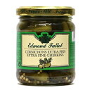 Edmond Fallot Cornichons Extra-Fins (ɍ׃K[LLE)A6.7 IXr Edmond Fallot Cornichons Extra-Fins (Extra Fine Gherkin Cucumbers), 6.7 ounce jar