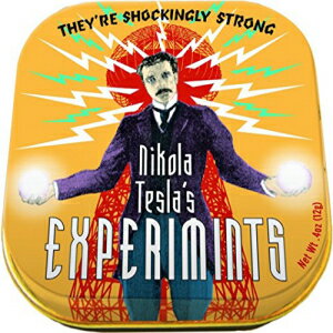 失業者の哲学者ギルド ニコラ テスラの実験 - ミント 1 缶 The Unemployed Philosophers Guild Nikola Tesla Experimints - 1 Tin of Mints