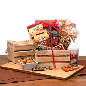 グルメギフトプレミアムナッツ＆スナッククレートグルメギフトバスケット Gourmet Gift Premium Nuts & Snacks Crate Gourmet Gift Basket