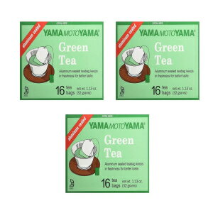 山本山緑茶 (3パック 合計3.36オンス) Yamamotoyama Green Tea (3 Pack, Total of 3.36oz)