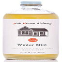 ピンクハウス アルケミー ウィンターミント - 16オンス シンプルシロップ カクテルドリンクミックス - コーヒーの風味付けに使用 - ハワイアンかき氷 - デザートトッピング - 新鮮なミントの葉のみを使用 (WM16) Pink House Alchemy Winter Mint - 1