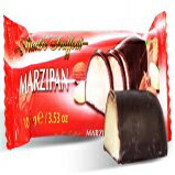 ドイツ製マジパン 바 ダークチョコレート添え 100g (6個) Dulcefina Chocolate and Sweets German Marzipan bar with dark chocolate 100g (6 pcs)