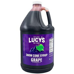 Lucy's Family Owned - ɹΡ󥷥åס졼 - 1  (128 ) Lucy's Family Owned - Shaved Ice Snow Cone Syrup, Grape - 1 Gallon (128oz.)