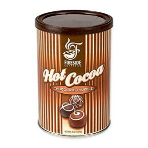 ファイヤーサイドコーヒー チョコレートトリュフ ホットココアミックス 8オンスキャニスター Fireside Coffee Chocolate Truffle Hot Cocoa Mix 8 Ounce Canister