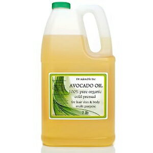 Dr Adorable ܥ  ˥å ԥ奢 ɥץ쥹 128 Fl. /1 /7 ݥ Dr Adorable Avocado Oil Organic Pure Cold Pressed 128 Fl. Oz/1 Gallon/7 Lb