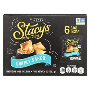 Stacy's ピタチップス PITA CHIPS、シンプルネイキッド、(12 個パック) Stacy's Pita Chips PITA CHIPS,SIMPLY NAKED, (Pack of 12)