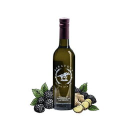 サラトガオリーブオイルカンパニーブラックベリージンジャーダークバルサミコ酢750ml（25.4oz） Saratoga Olive Oil Co. Saratoga Olive Oil Company Blackberry Ginger Dark Balsamic Vinegar 750ml (25.4oz)