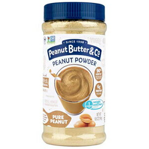 Peanut Butter & Co. ピュアピーナッツパウダー、非遺伝子組み換えプロジェクト認証済み、グルテンフリー、ビーガン、6.5 オンス瓶 (6 個パック) Peanut Butter & Co. Pure Peanut Powder, Non-GMO Project Verified, Gluten Free, Vegan, 6.5