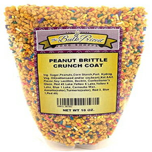 The Bulk-Priced Food Shoppe Peanut Brittle Crunch Coat Ice Cream Topping (1 lb. Resealable Zip Lock Stand Up Bag)