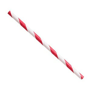 5.25赤/白ストライプ紙ストロー-UN-500ct Perfect Stix 5.25 Red/White Stripe Paper Straw-UN-500ct