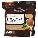 Navitas Naturals, チョコレートパウダー オーガニック 453.6g ポーチ (1 パック) Navitas Naturals, Chocolate Powder, Organic, 16-Ounce Pouches (Pack of 1)