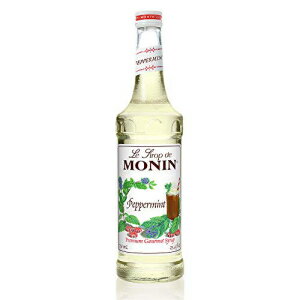 Monin - ペパーミントシロップ、クールミントフレーバーシロップ、コーヒーシロップ、ナチュラルフレー..