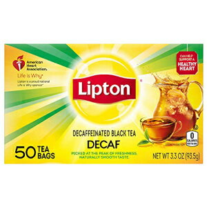 リプトン ブラック ティーバッグ、カフェインレス、50 ct Lipton Black Tea Bags, Decaffeinated, 50 ct 1