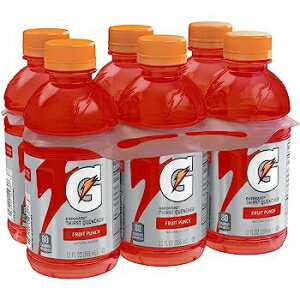 12tʃIXi6pbNjAt[c|`AQ[^[hÅX|[chNAt[c|`A12IX̃{gA6pbNA⋋pd 12 Fl Oz (Pack of 6), Fruit Punch, Gatorade Thirst Quencher Sports Drink, Fruit Punch