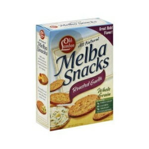 I[h h o [Xg K[bN XibNA5.25 IX (2 pbN) Old London Melba Roasted Garlic Snacks, 5.25 oz (Pack of 2)