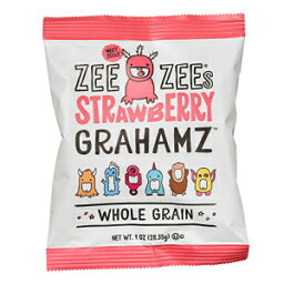 Zee Zees Strawberry Grahamz, Nut Free, Whole Grain, 1 oz, 24 pack