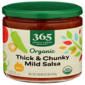 楽天Glomarket365 by Whole Foods Market、サルサマイルド濃厚チャンキーオーガニック、16オンス 365 by Whole Foods Market, Salsa Mild Thick Chunky Organic, 16 Ounce