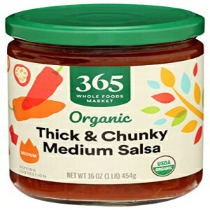 楽天Glomarket365 by Whole Foods Market、サルサ中厚手のチャンキーオーガニック、16オンス 365 by Whole Foods Market, Salsa Medium Thick Chunky Organic, 16 Ounce