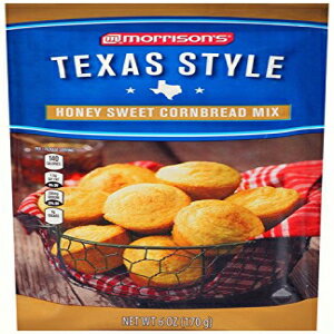 モリソンズ テキサススタイル ハニースイートコーンブレッドミックス - 16オンス (454g) Morrison's Texas Style Honey Sweet Cornbread Mix - 16oz (454g)
