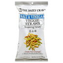 The Daily Crave Breaking News ベジストロー 5.5オンス、1パック (塩&酢) The Daily Crave Breaking News Veggie Straws 5.5oz, 1 Pack (Salt &amp; Vinegar)
