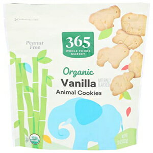 365 by Whole Foods Market、クッキー アニマル バニラ オーガニック、11オンス 365 by Whole Foods Market, Cookie Animal Vanilla Or..