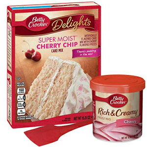 xeBENbJ[ `F[`bvP[L~bNX | `F[tXeBO | Xp` | Vsoh 3G Enterprises, LLC. Betty Crocker Cherry Chip Cake Mix | Cherry Frosting | Spatula | Recipe Bundle