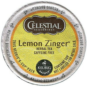 Celestial Seasonings キューリグ レモン ジンジャー ティー K カップ 24 個 Celestial Seasonings Keurig Lemon Zinger Tea K-Cups 24 Ct