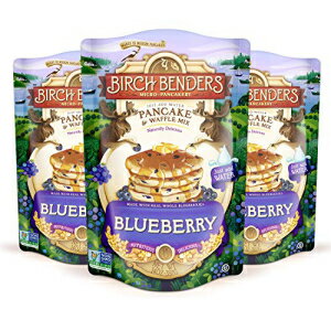 u[x[pP[Lbt~bNX by Birch BendersA{̃u[x[gpA邾A`qg݊AisgpA邾A3pbNie14IXj Blueberry Pancake & Waffle Mix By Birch Benders, Made With Real Blueb