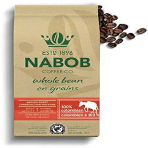 ナボブ ホールビーン 100% コロンビア産 - 350g {カナダから輸入} Nabob Whole Bean 100% Colombian - 350g {Imported from Canada}