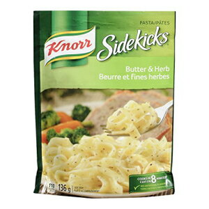 クノール パスタバター&ハーブサイドディッシュ 136g/4.8オンス、8個パック、(カナダから輸入) Knorr Pasta Butter & Herb Side Dishes 136g/4.8oz, Pack of 8, (Imported from Canada)