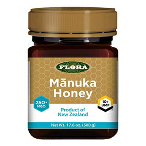 フローラ マヌカハニー MGO 250+ 認定 UMF 10+ 500g (17.6オンス) Flora Manuka Honey MGO 250+ Certified UMF 10+ 500g (17.6oz)