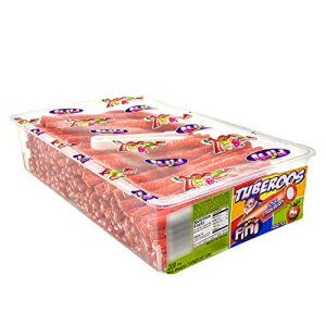Tuberoos サワー ストロベリー リコリス キャンディ チューブ 3.5 ポンド ボックス - 200 個 Tuberoos Sour Strawberry Licorice Candy Tubes 3.5 Pound Box - 200 Pieces