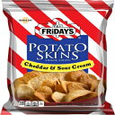 楽天GlomarketTGI Fridays チェダー＆サワークリームポテトスキン - 3オンス 袋、1ケースあたり6個入り TGI Fridays Cheddar and Sour Cream Potato Skins - 3 oz. bag, 6 per case