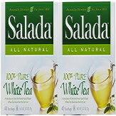 Salada ピュアホワイトティー、40カラット、2パック Salada Pure White Tea, 40 ct, 2 pk