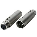 CESS XLR Male to XLR Female Cable Extension Extender Connector (jcx) (2 Pack) CESS XLR Male to XLR Female Cable Extension Extender Connector (jcx) (2 Pack)
