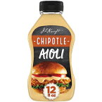 JL クラフト チポトレ アイオリ チポトレ ペッパー入り (12 液量オンス スクイーズ ボトル) Kraft Aioli J.L. Kraft Chipotle Aioli with Chipotle Peppers (12 fl oz Squeeze Bottle)