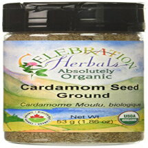 CELEBRATION HERBALS Cardamon Seed Ground Organic 50 g, 0.02 Pound