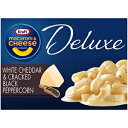 Ntg fbNX zCg`F_[ & ЂъubNybp[R[ }Jj & `[Y fBi[ (11.9 IX {bNX) Kraft Deluxe White Cheddar & Cracked Black Peppercorn Macaroni & Cheese Dinner (11.9 oz Box)