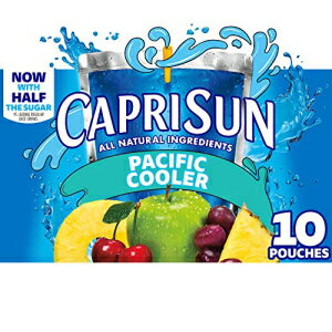 カプリ サン パシフィック クーラー ミックス フルーツ ナチュラルフレーバー キッズ ジュース ドリンク ブレンド (10 ct ボックス 6 fl oz パウチ) Capri Sun Pacific Cooler Mixed Fruit Naturally Flavored Kids Juice Drink Blend (10