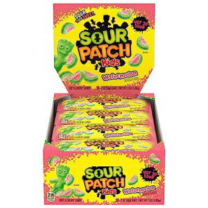 楽天GlomarketSOUR PATCH KIDS スイカ ソフト & チューイ キャンディ、ハロウィン キャンディ、24 - 2 オンス バッグ SOUR PATCH KIDS Watermelon Soft & Chewy Candy, Halloween Candy, 24 - 2 oz Bags