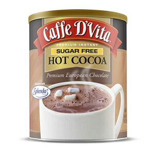 Caffe D'Vita シュガーフリー ホットココア 10オンス できる Caffe D’Vita Sugar Free Hot Cocoa 10 oz. can