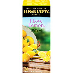 Bigelow アイ ラブ レモン ティーバッグ 28 個箱 Bigelow I Love Lemon Tea Bags, Box Of 28