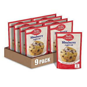 ベティ クロッカー ブルーベリー マフィン ミックス 6.5 オンス (9 個パック) Betty Crocker Blueberry Muffin Mix, 6.5 oz (Pack of 9)