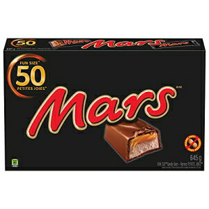 マース ファン サイズ バー、(12.9g/0.5 オンス) x 50 パック、ピーナッツ不使用 {カナダから輸入} Mars Fun Size Bars, (12.9g/0.5 oz.) x 50 pack, Peanut Free {Imported from Canada}