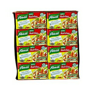 クノール トムヤムシーズニング ブイヨンキューブ 24g (24個入) Knorr Tom Yum Seasoning Bouillon Cubes 24g, (Pack of 24)