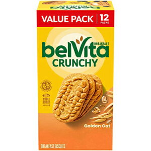 belVita ゴールデンオーツ朝食ビスケット、バリューパック、12 パック (1 パックあたり 4 ビスケット) belVita Golden Oat Breakfast Biscuits, Value Pack, 12 Packs (4 Biscuits Per Pack)